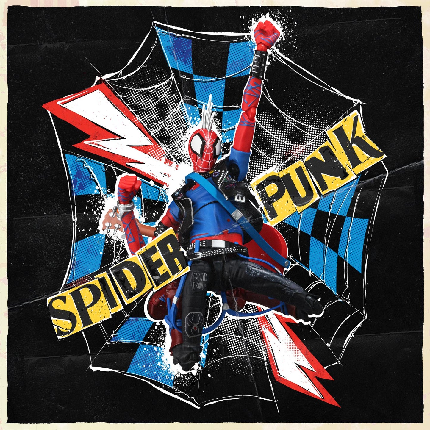 Spider-Man: Across The Spider-Verse SV-Action Spider-Punk