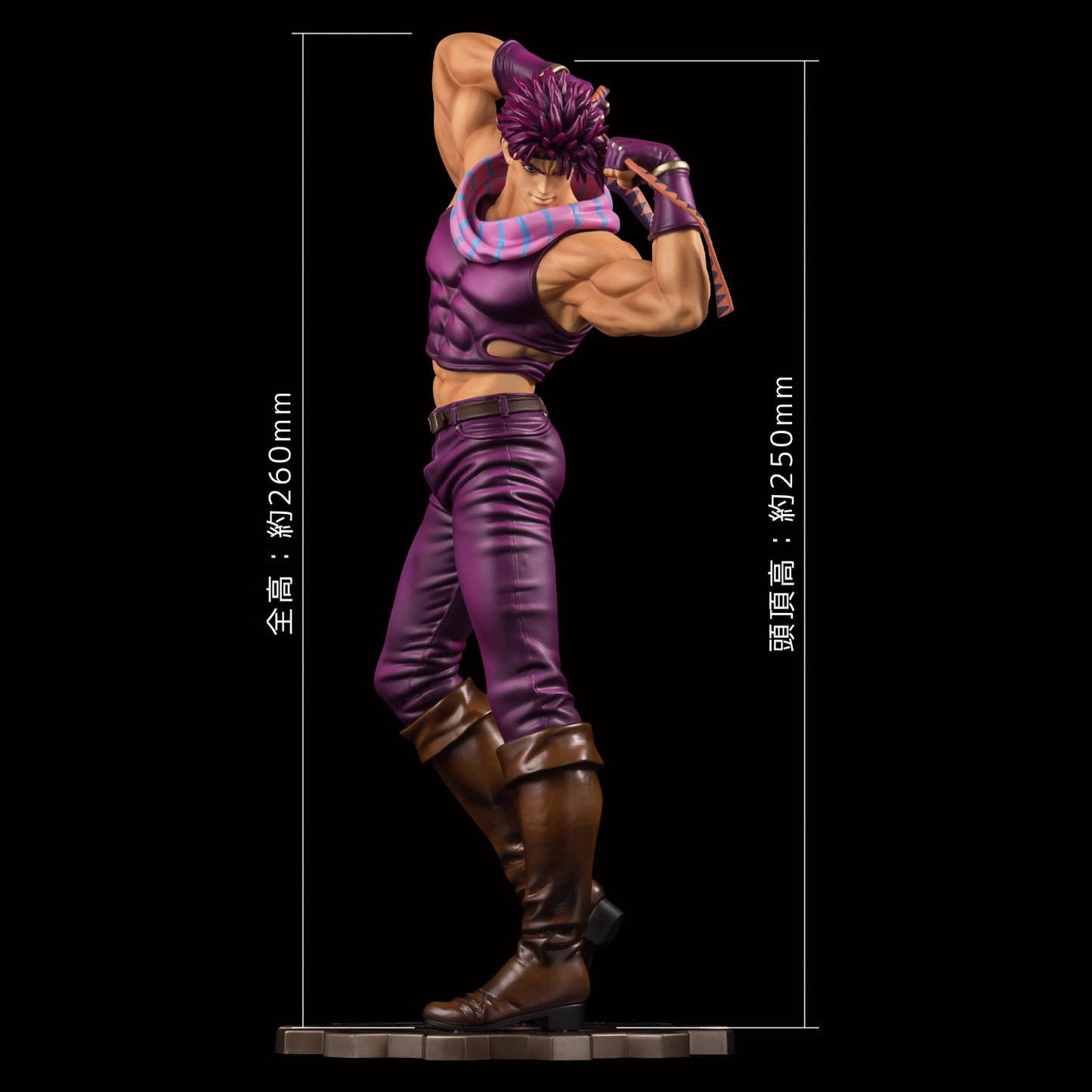 JoJo's Bizarre Adventure: Battle Tendency FIGURE MUSEUM Joseph Joestar 1/8 Scale Figure Special Color