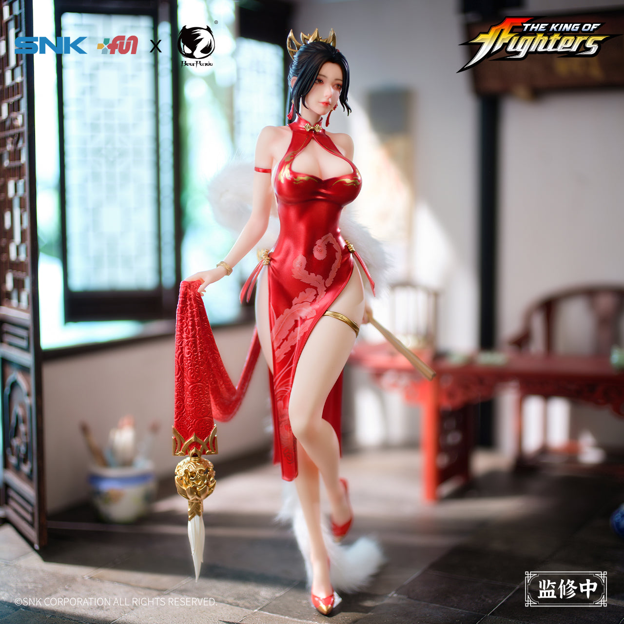 BEARPANDA x BIYA "THE KING OF FIGHTERS" SHIRANUI MAI QI PAO VER. 1/6 SCALE FIGURE