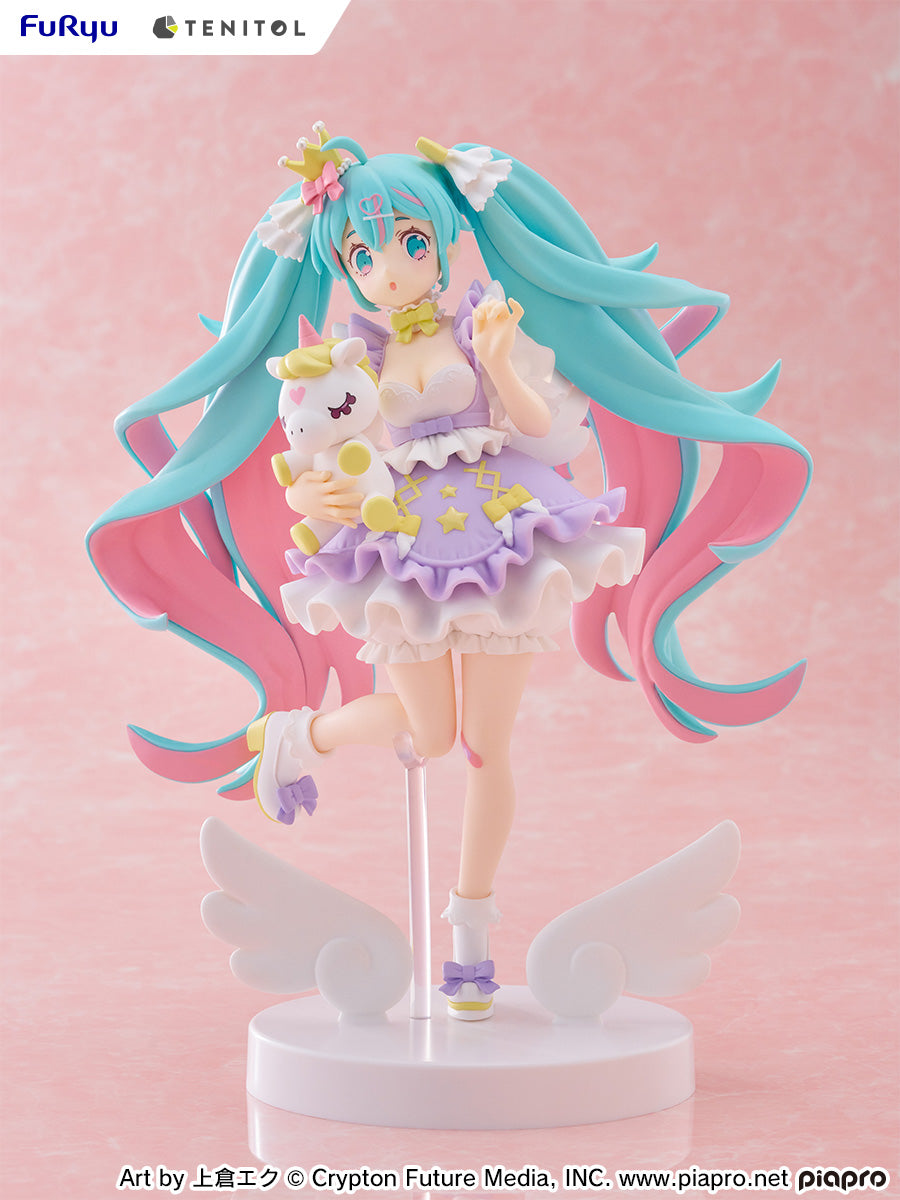 TENITOL Hatsune Miku YUMEKAWA Princess Lavender Ver., Action & Toy Figures, animota