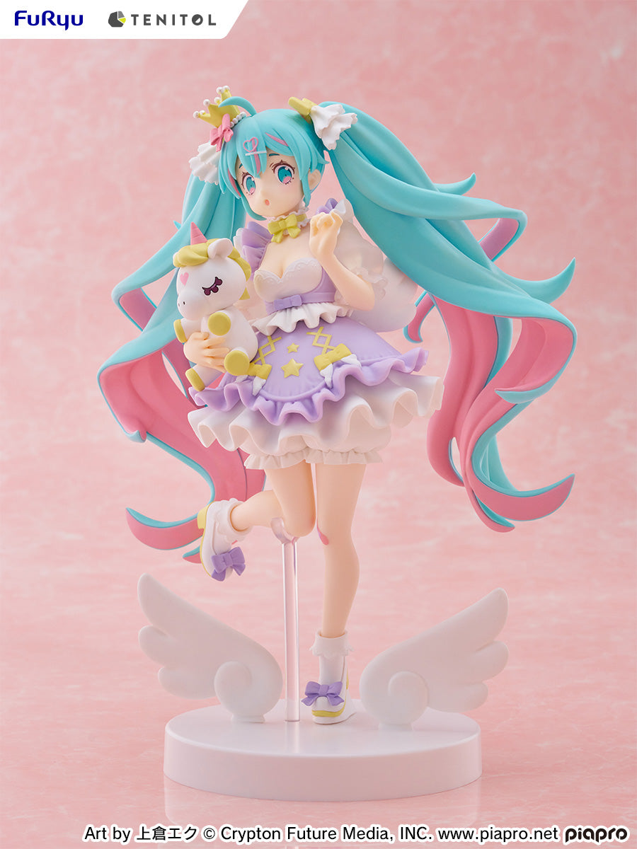 TENITOL Hatsune Miku YUMEKAWA Princess Lavender Ver., Action & Toy Figures, animota