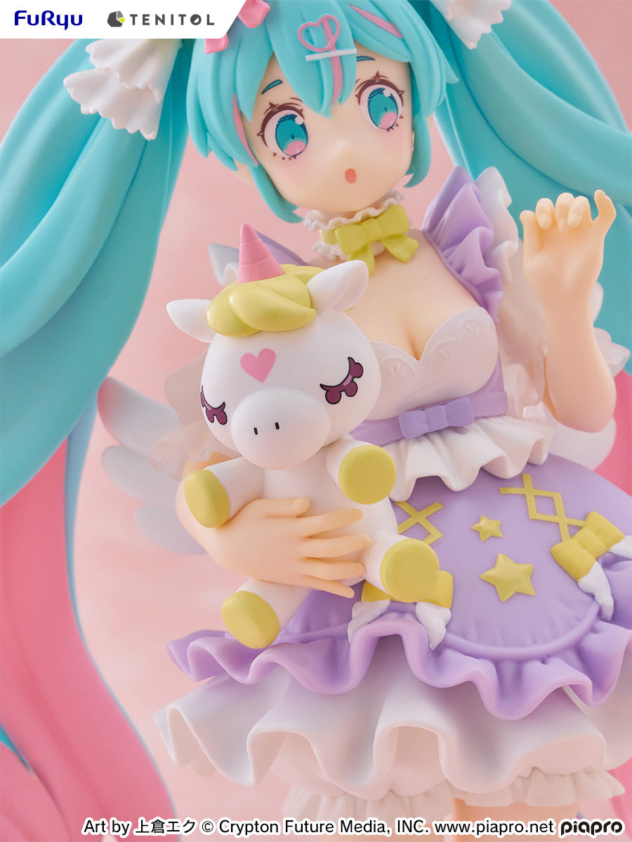 TENITOL Hatsune Miku YUMEKAWA Princess Lavender Ver., Action & Toy Figures, animota