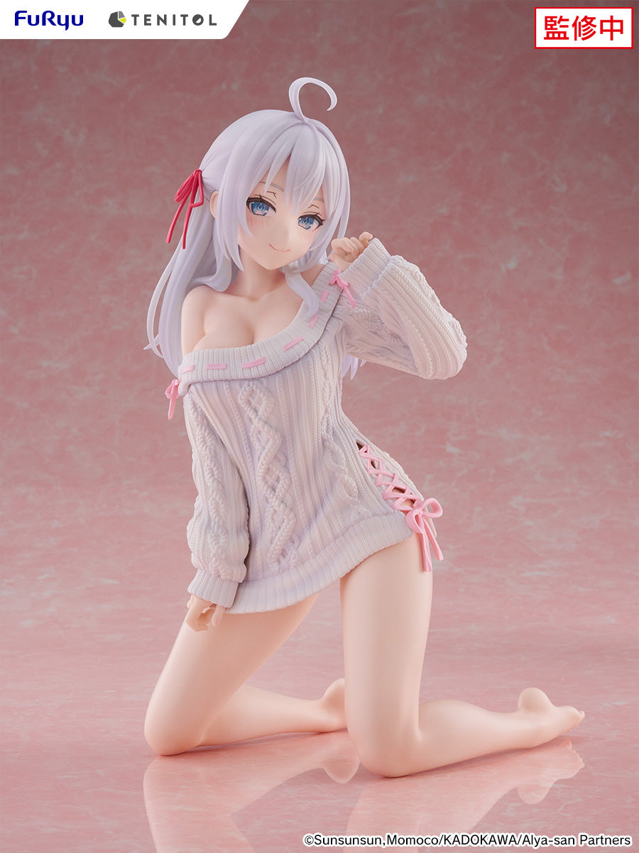 TENITOL BIG Noodle Stopper Figure "Alya Sometimes Hides Her Feelings in Russian" Alya Knit Ver.