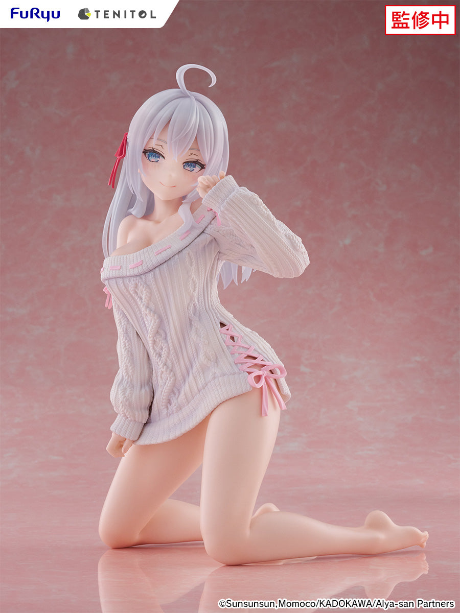 TENITOL BIG Noodle Stopper Figure "Alya Sometimes Hides Her Feelings in Russian" Alya Knit Ver.
