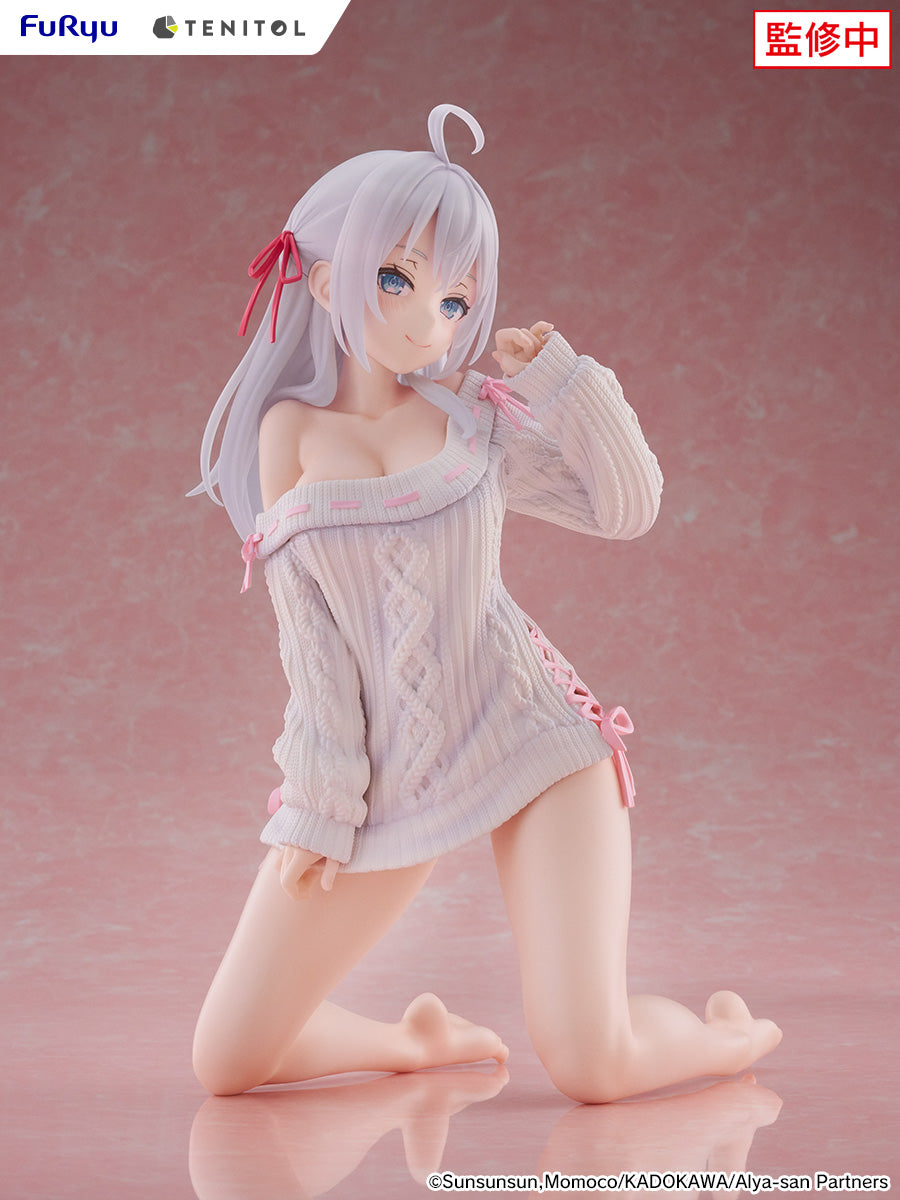 TENITOL BIG Noodle Stopper Figure "Alya Sometimes Hides Her Feelings in Russian" Alya Knit Ver.