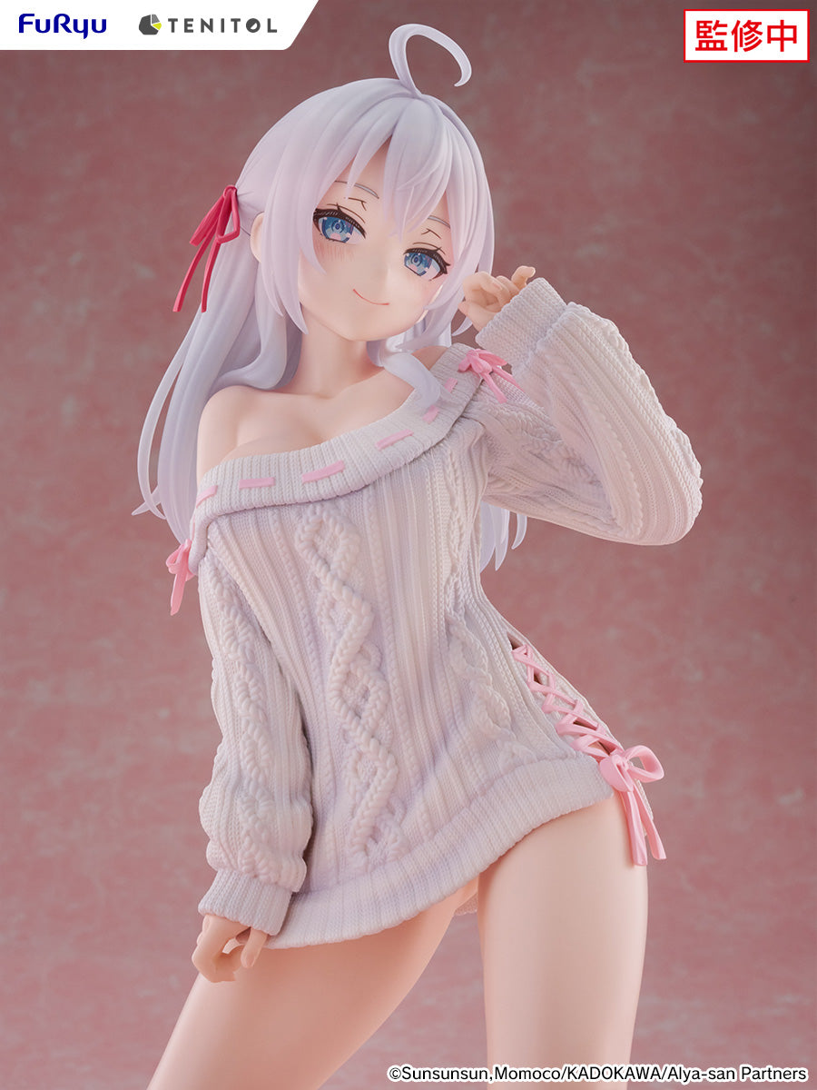 TENITOL BIG Noodle Stopper Figure "Alya Sometimes Hides Her Feelings in Russian" Alya Knit Ver.