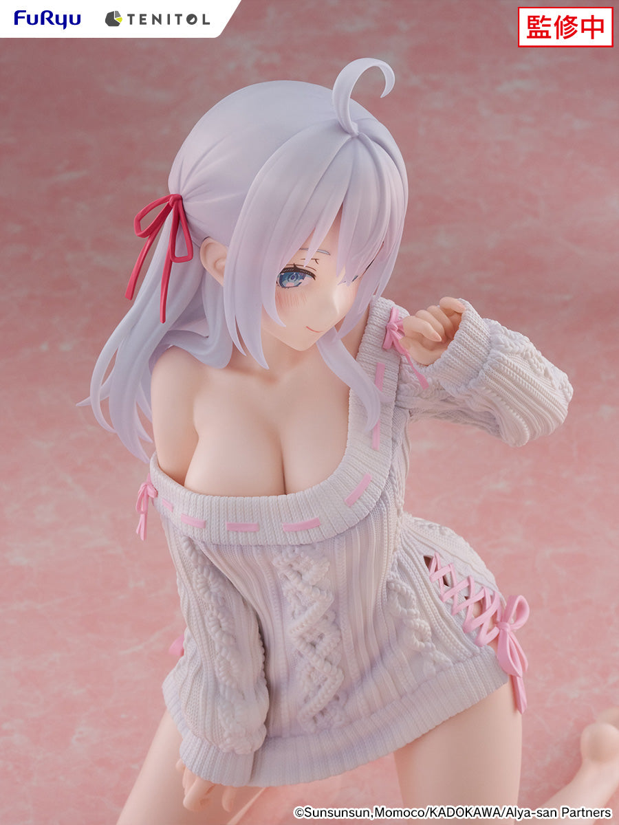 TENITOL BIG Noodle Stopper Figure "Alya Sometimes Hides Her Feelings in Russian" Alya Knit Ver.