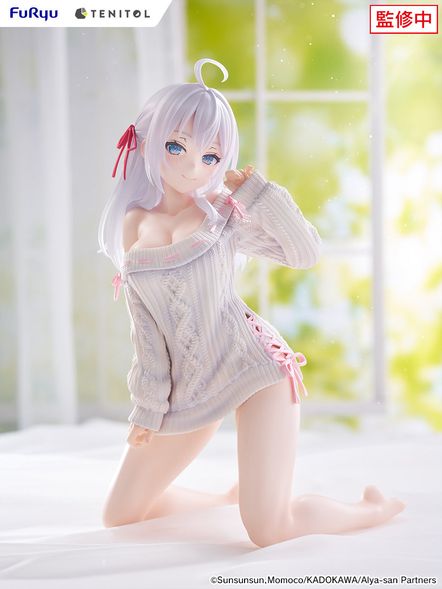 TENITOL BIG Noodle Stopper Figure "Alya Sometimes Hides Her Feelings in Russian" Alya Knit Ver.