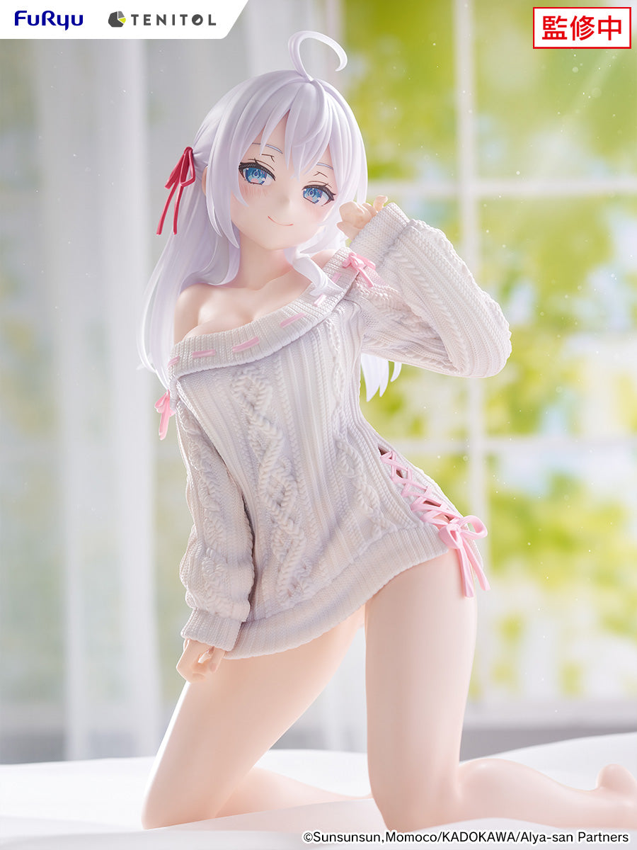 TENITOL BIG Noodle Stopper Figure "Alya Sometimes Hides Her Feelings in Russian" Alya Knit Ver.