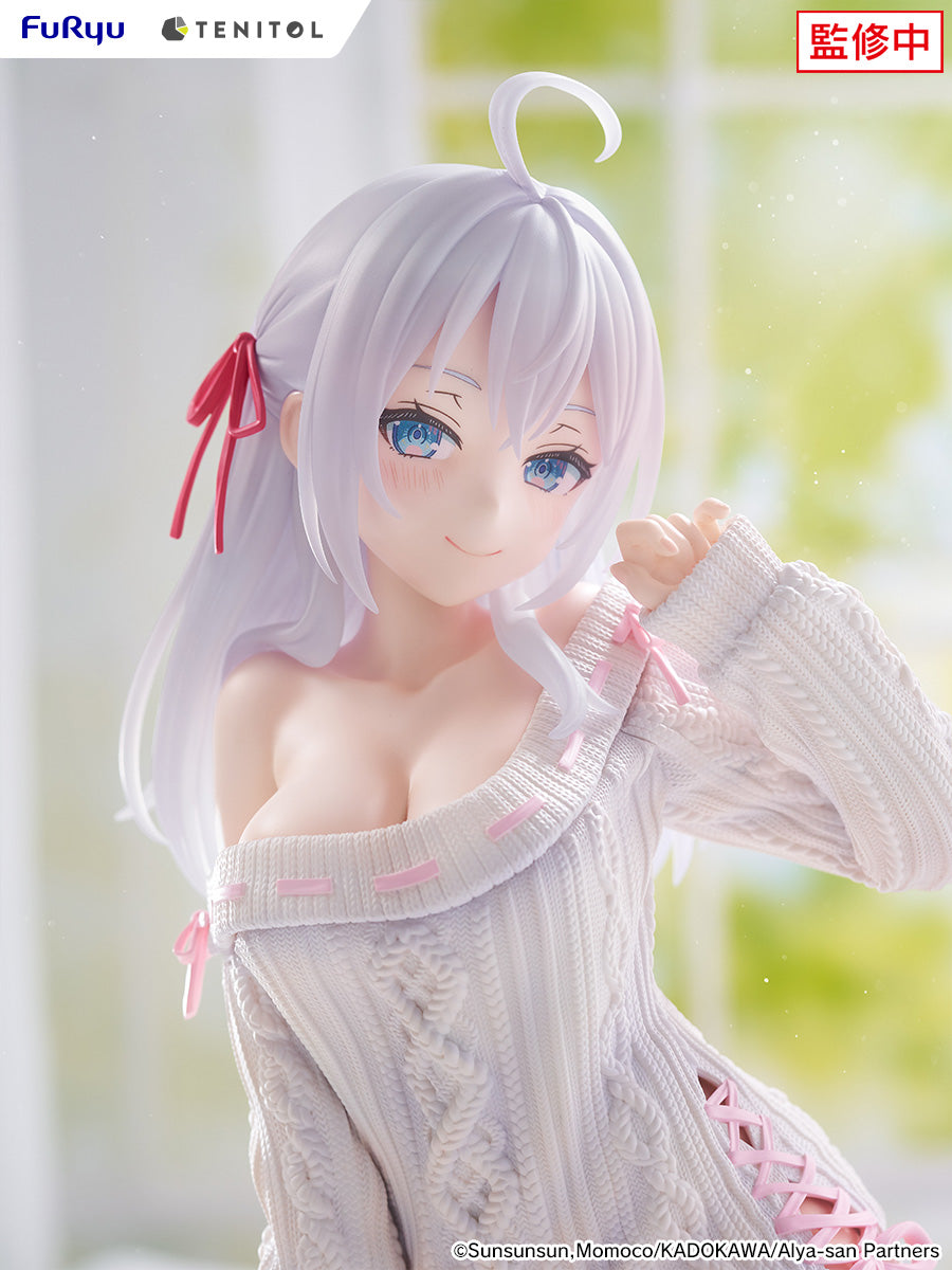 TENITOL BIG Noodle Stopper Figure "Alya Sometimes Hides Her Feelings in Russian" Alya Knit Ver.