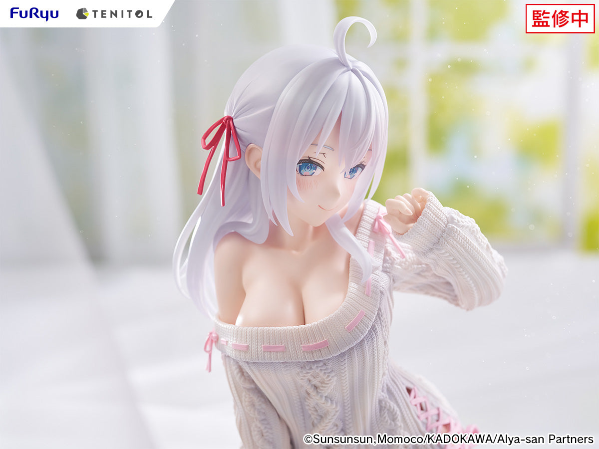 TENITOL BIG Noodle Stopper Figure "Alya Sometimes Hides Her Feelings in Russian" Alya Knit Ver.