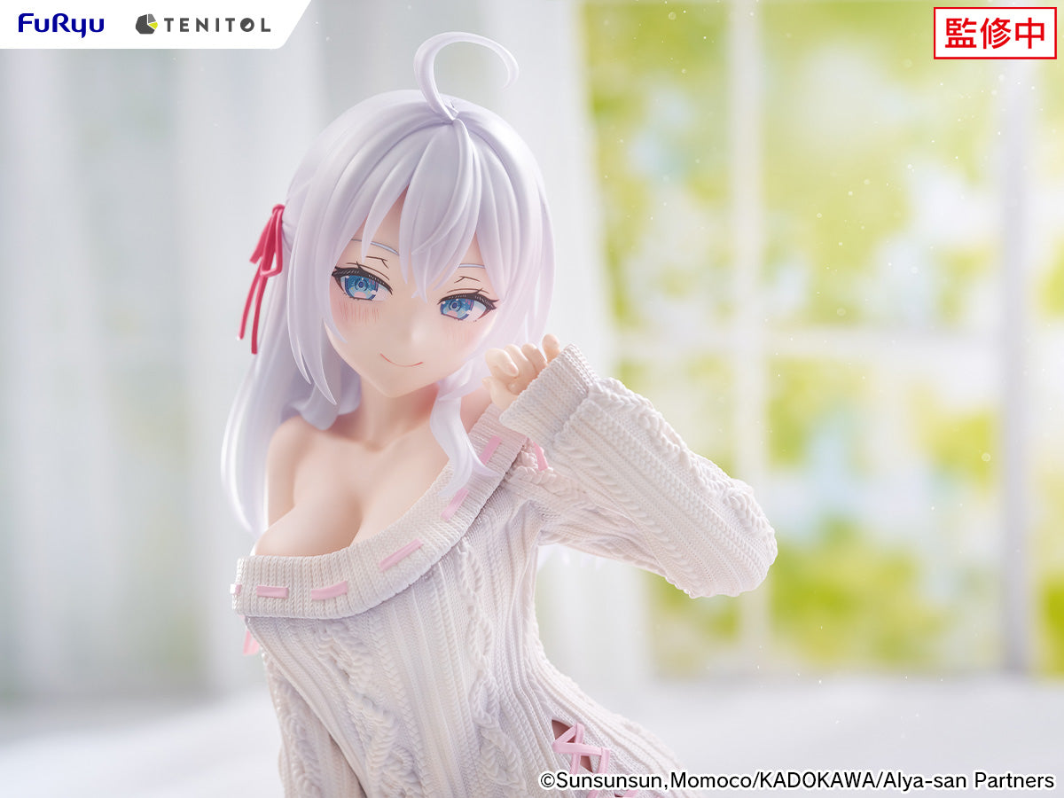 TENITOL BIG Noodle Stopper Figure "Alya Sometimes Hides Her Feelings in Russian" Alya Knit Ver.