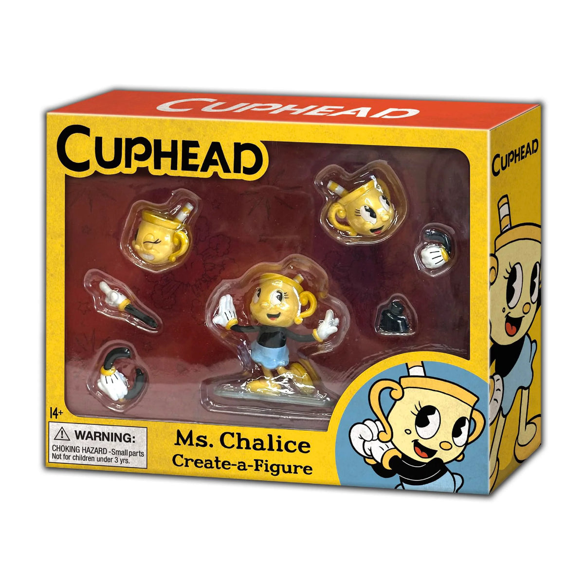 "CupHEAD" Create-A-Figure 3" Mini Figure Ms. Chalice