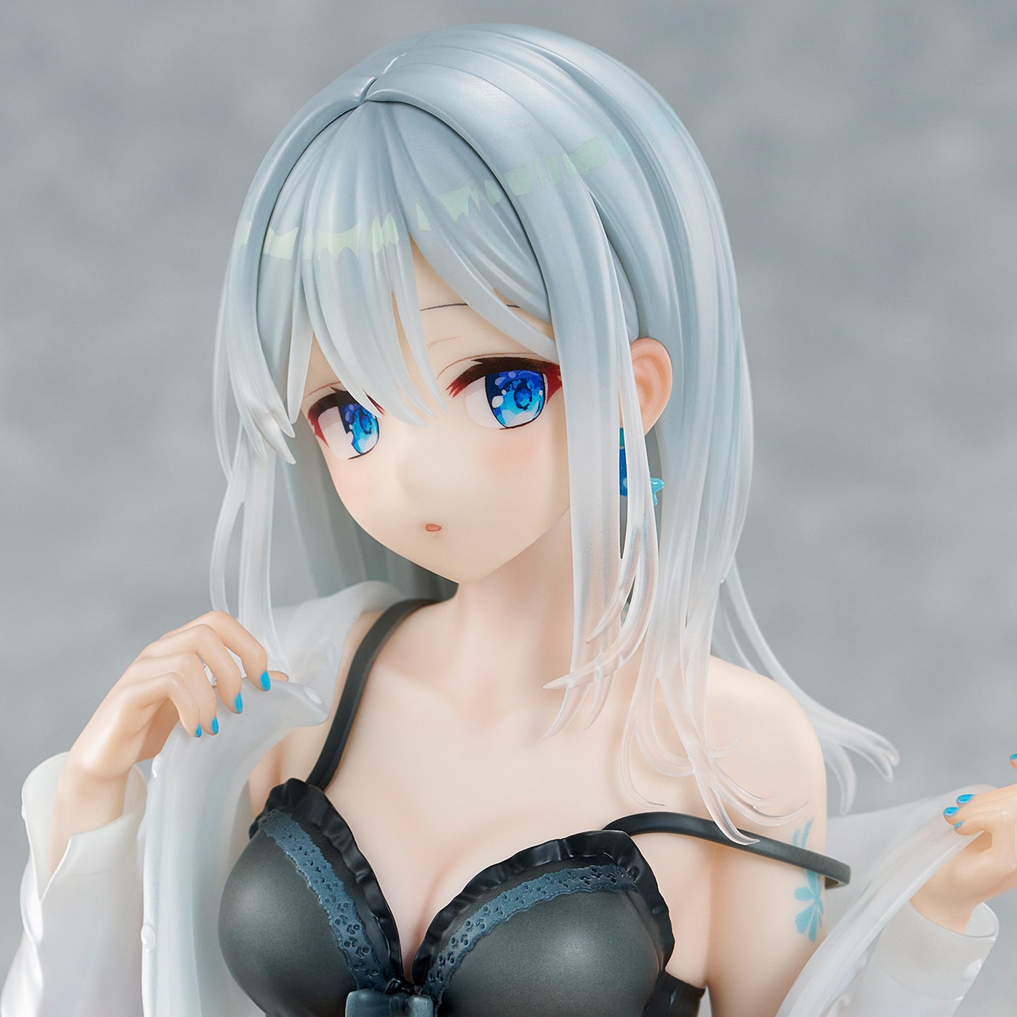 Fuumi Illustration Okigae Ginpatsu-chan -Sorairo no Asa- Limited Costume Ver.