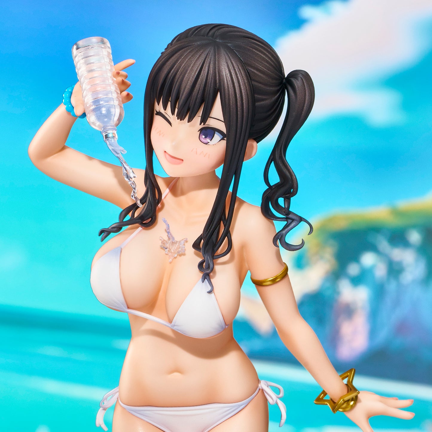 Kaedeko Illustration Sasaki Miyuki - Sommerwolke, weißer Bikini, Ver. -