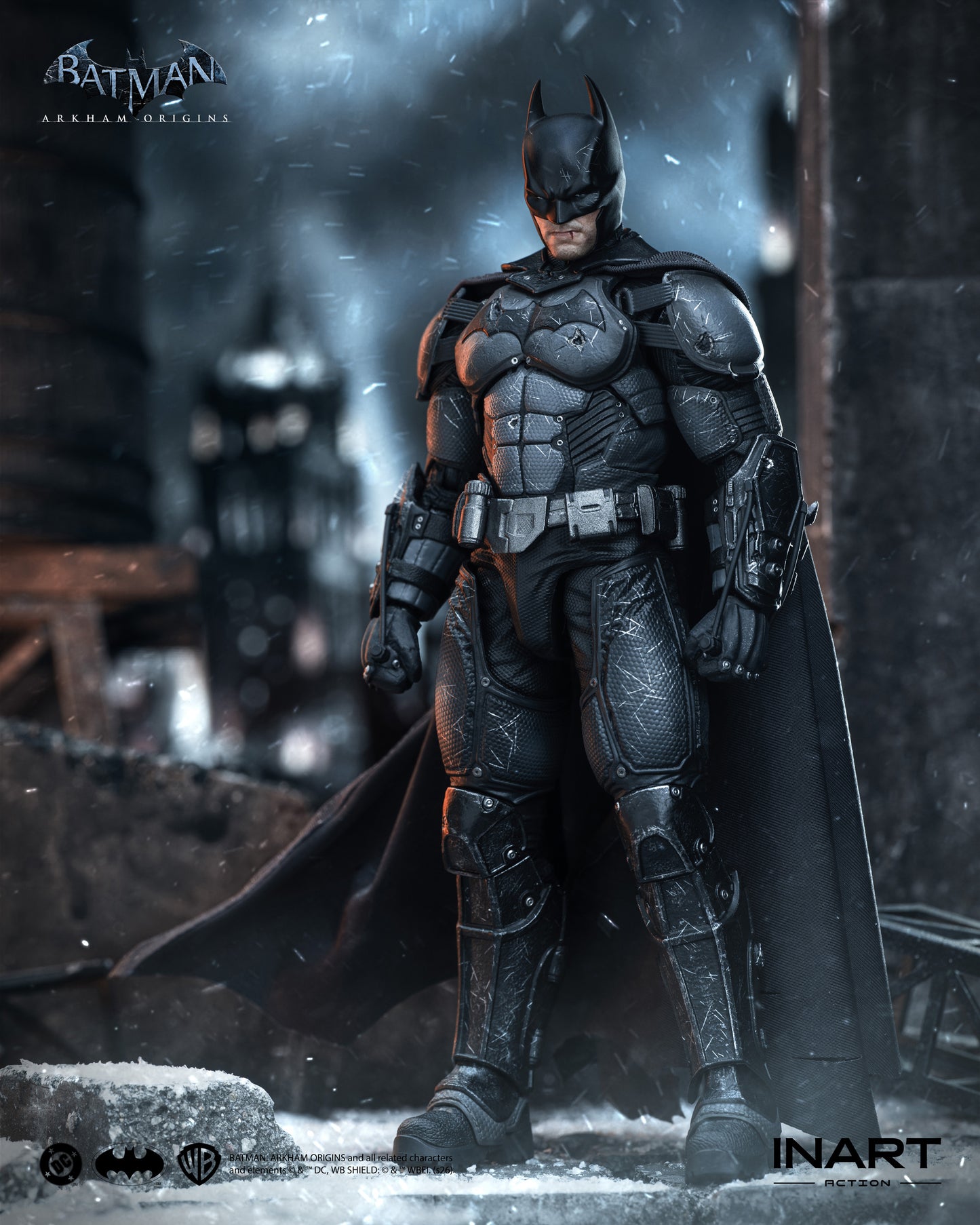 Batman: Arkham Origins Batman (Batman: Arkham Origins) Battle Damaged Ver. Action Figure