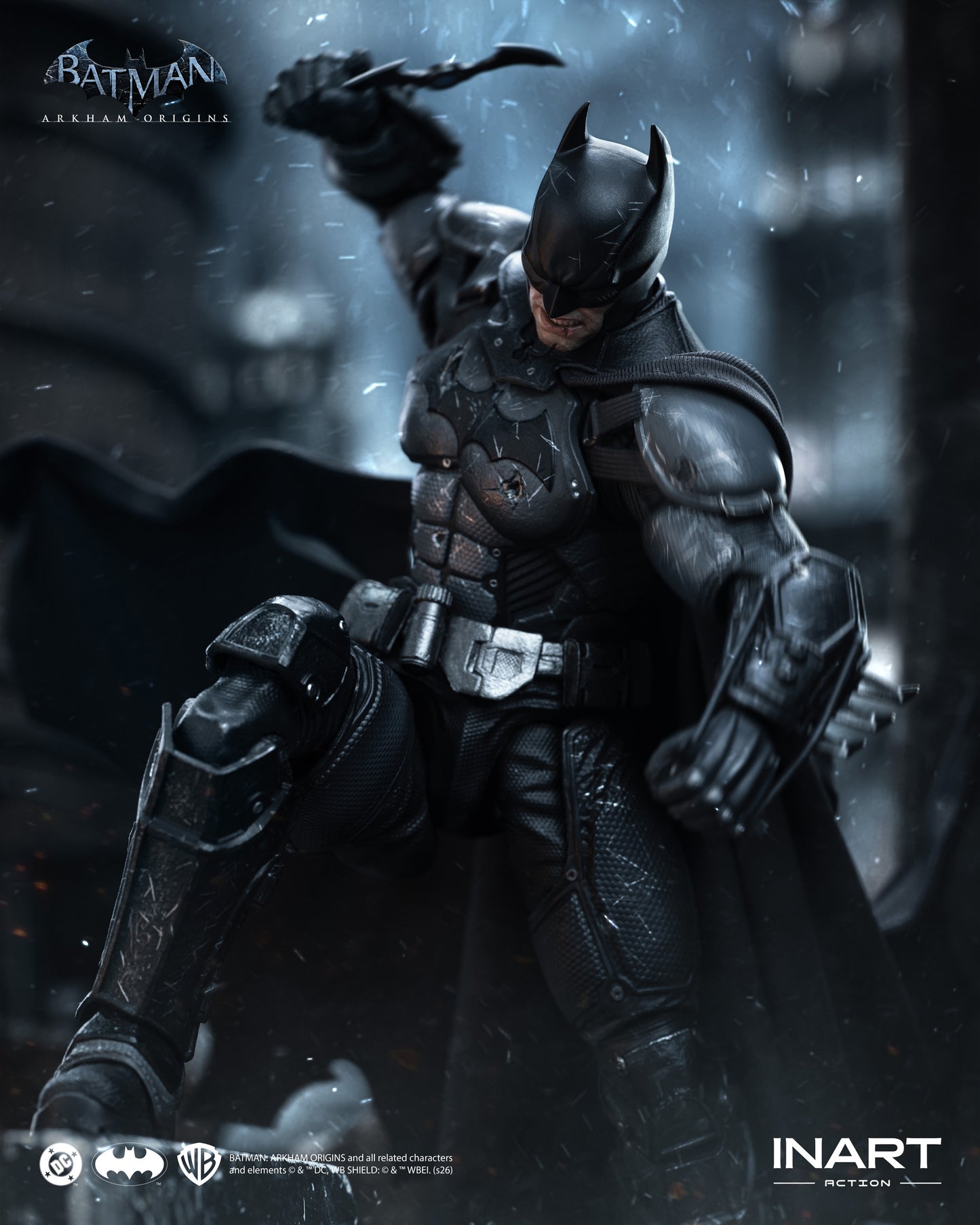 Batman: Arkham Origins Batman (Batman: Arkham Origins) Battle Damaged Ver. Action Figure
