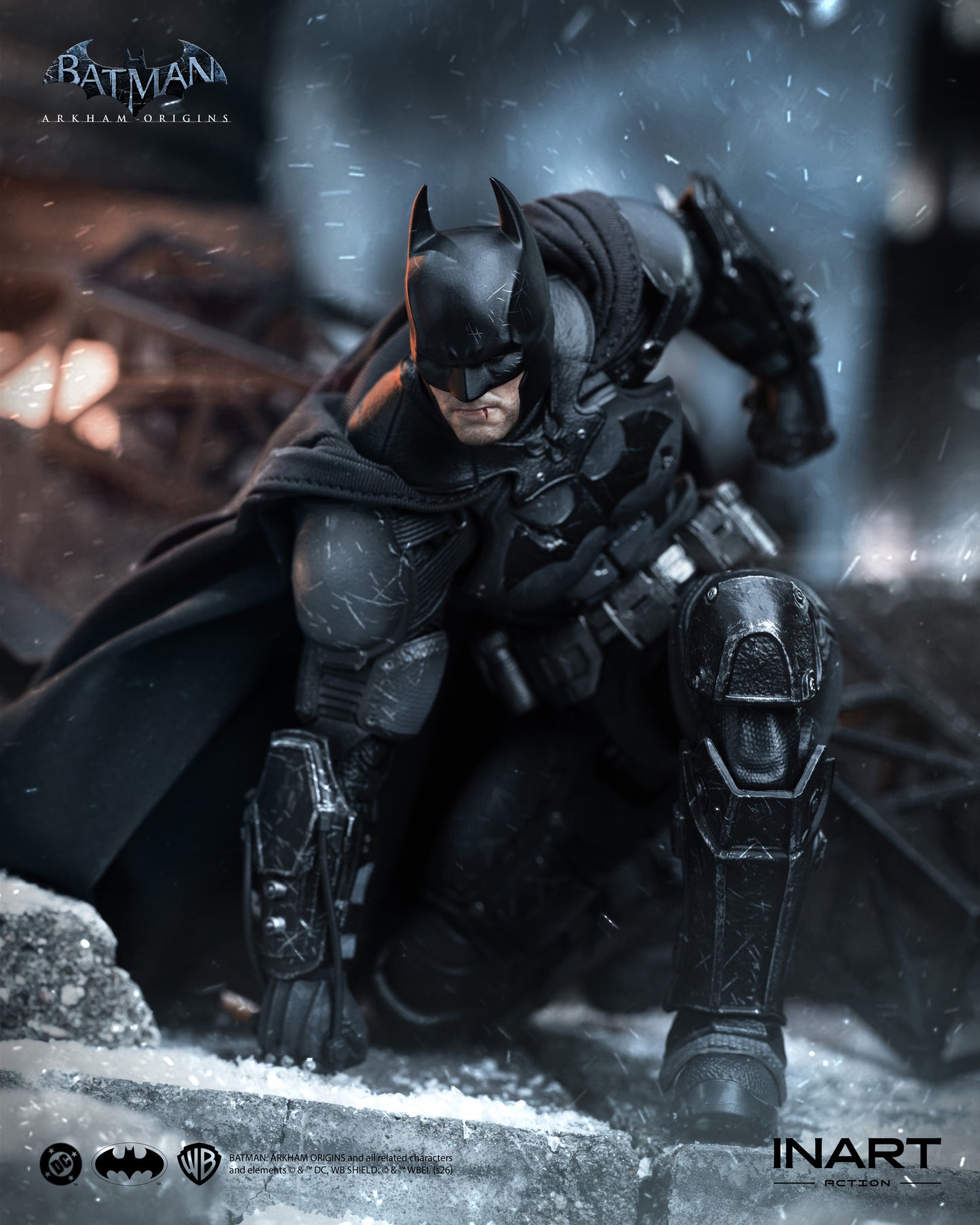 Batman: Arkham Origins Batman (Batman: Arkham Origins) Battle Damaged Ver. Action Figure