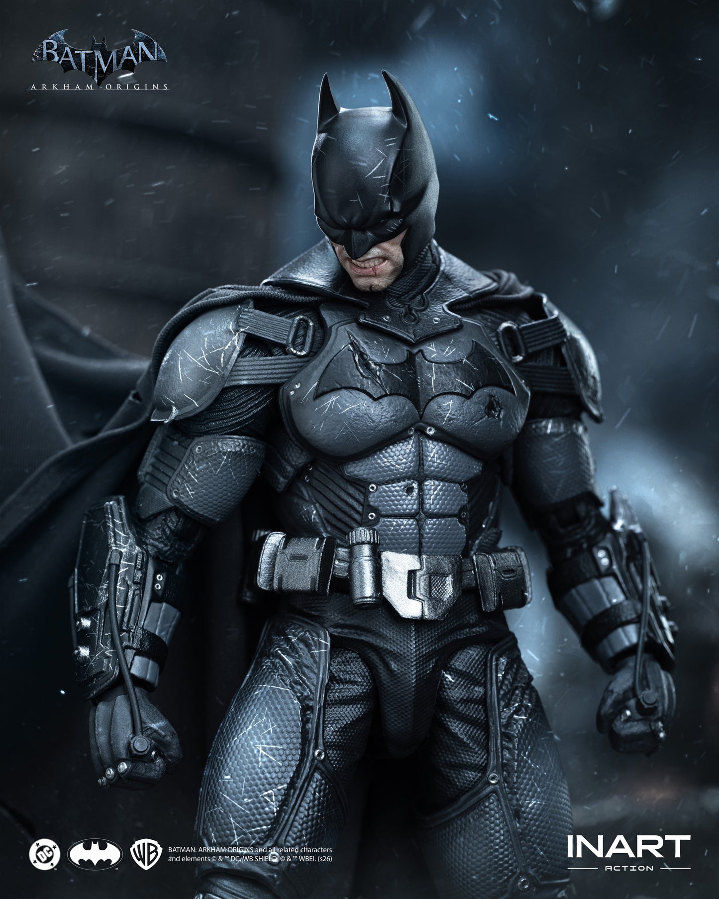 Batman: Arkham Origins Batman (Batman: Arkham Origins) Battle Damaged Ver. Action Figure