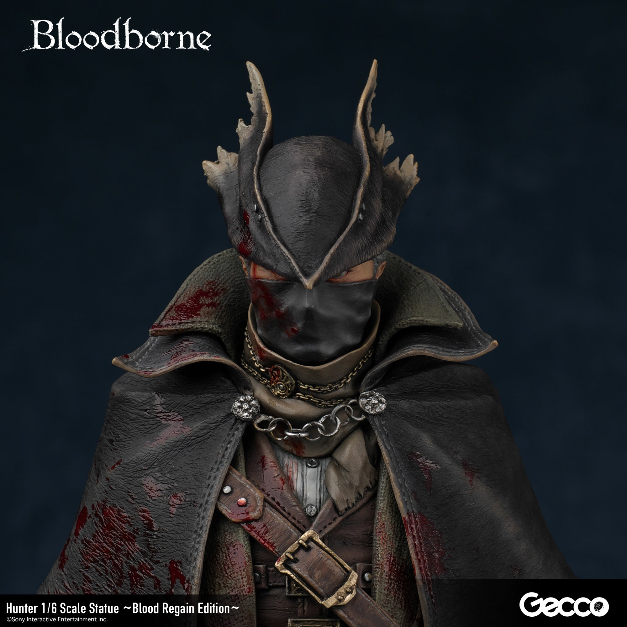 Bloodborne　1/6フィギュア Gecco Bloodborne Hunter 1/6 Scale Statue ~Blood Regain