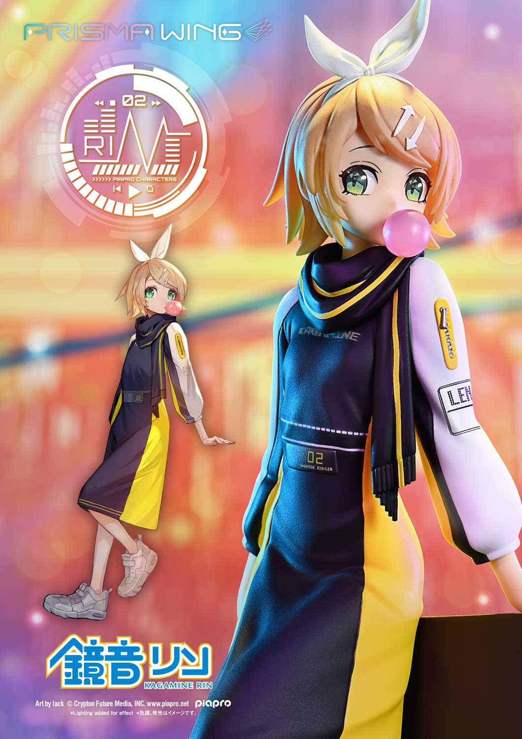 PRISMA WING Piapro Characters Kagamine Rin Art by lack 1/7 Scale Figure, Action & Toy Figures, animota