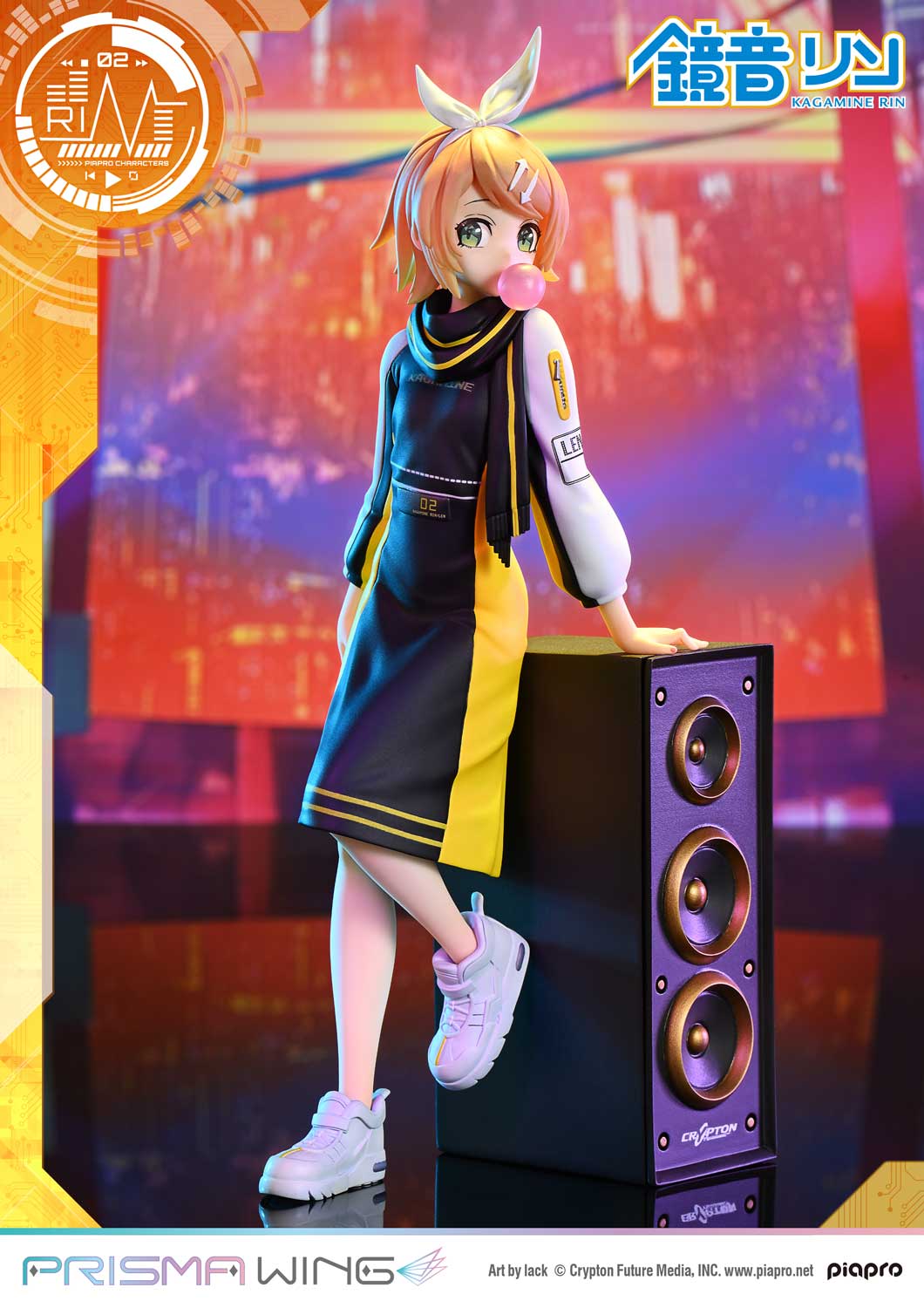 PRISMA WING Piapro Characters Kagamine Rin Art by lack 1/7 Scale Figure, Action & Toy Figures, animota