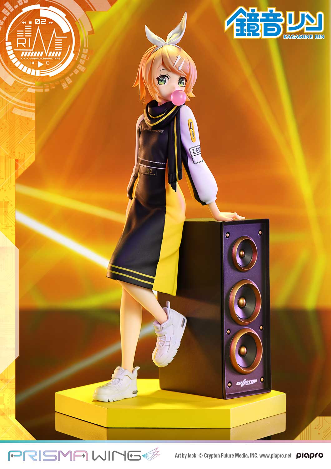 PRISMA WING Piapro Characters Kagamine Rin Art by lack 1/7 Scale Figure, Action & Toy Figures, animota