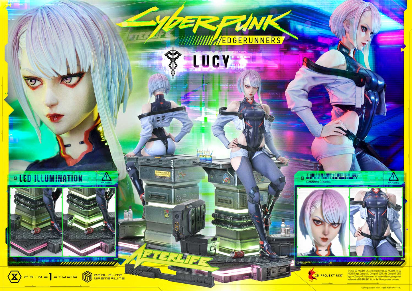 Real Elite Masterline "Cyberpunk: Edgerunners" Lucy, Action & Toy Figures, animota