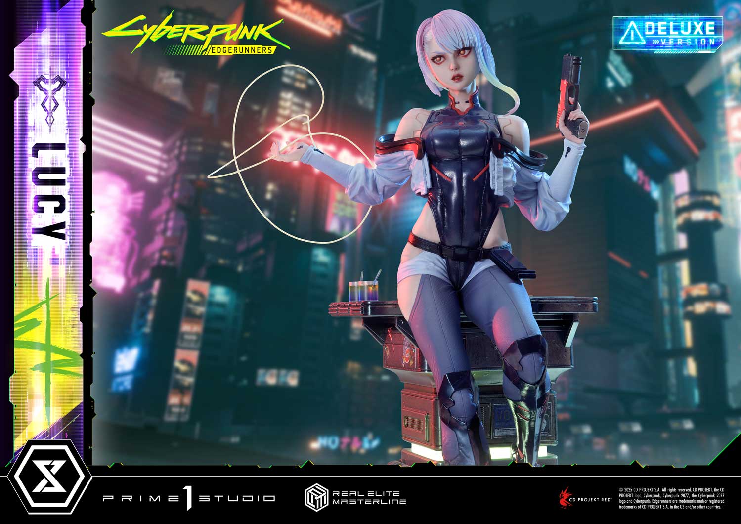 Real Elite Masterline "Cyberpunk: Edgerunners" Lucy DX Edition, Action & Toy Figures, animota