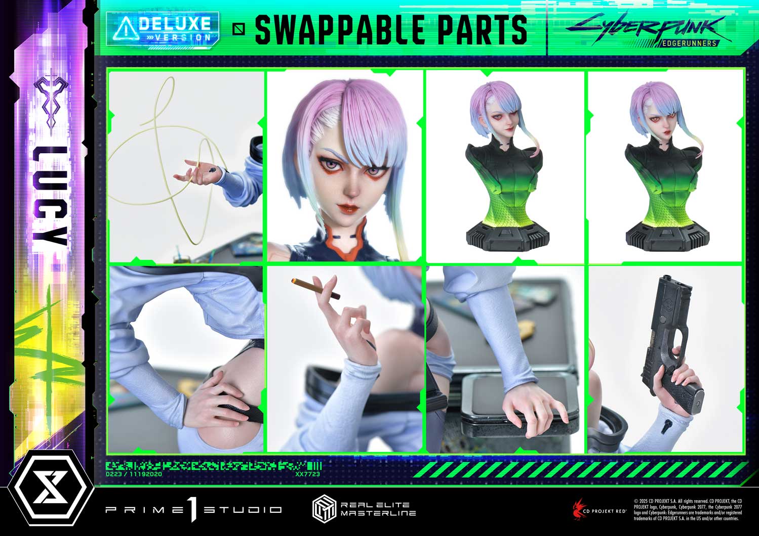 Real Elite Masterline "Cyberpunk: Edgerunners" Lucy DX Edition, Action & Toy Figures, animota