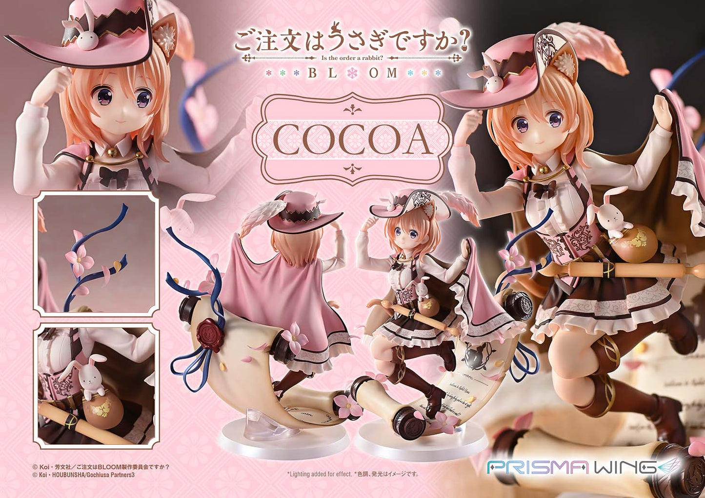 PRISMA WING "Is the order a rabbit? BLOOM" Cocoa 1/7 Scale Figure