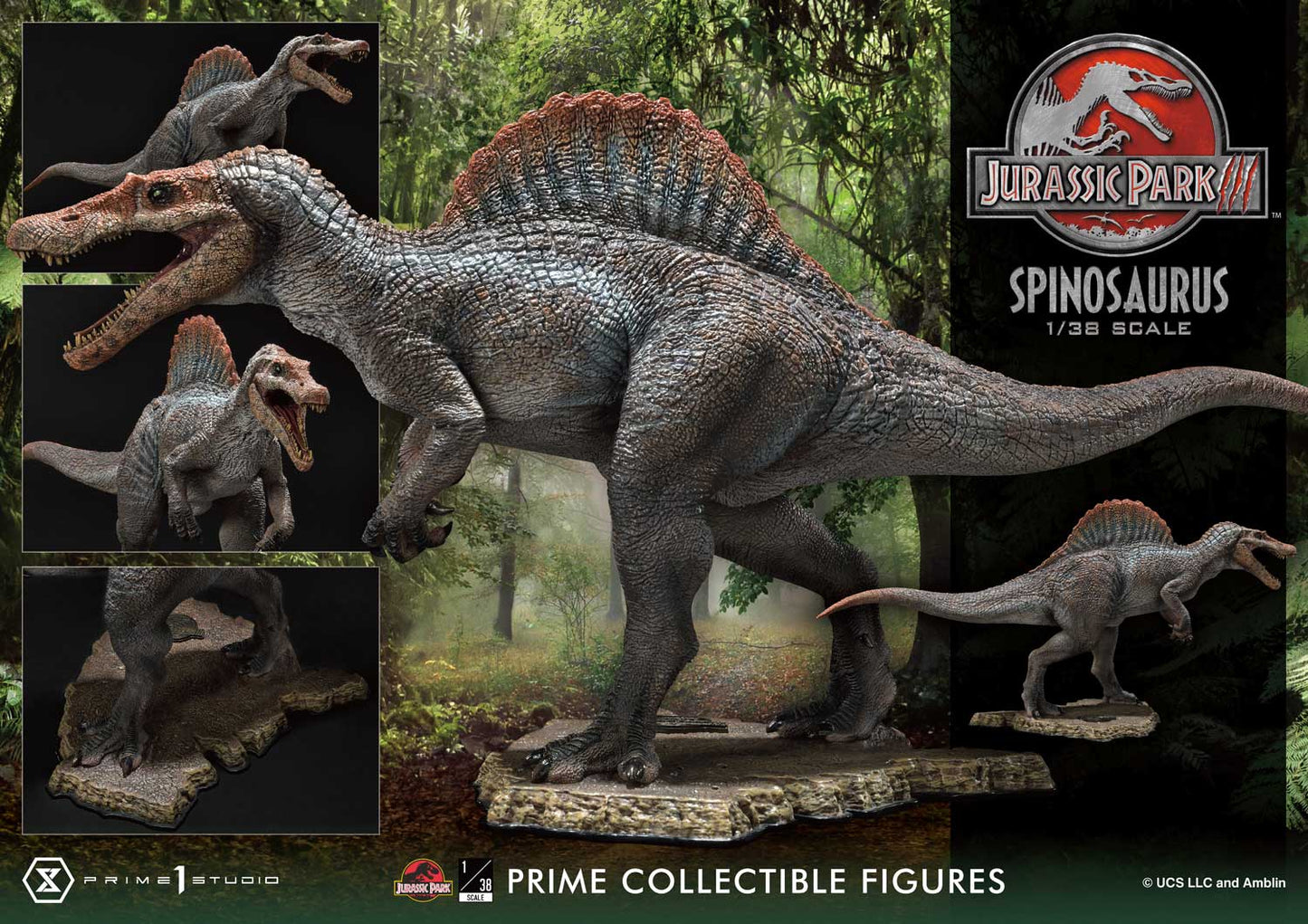 Prime Collectible Figure "Jurassic Park III" Spinosaurus