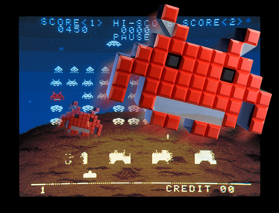 SoftB "Space Invaders" Crab | animota