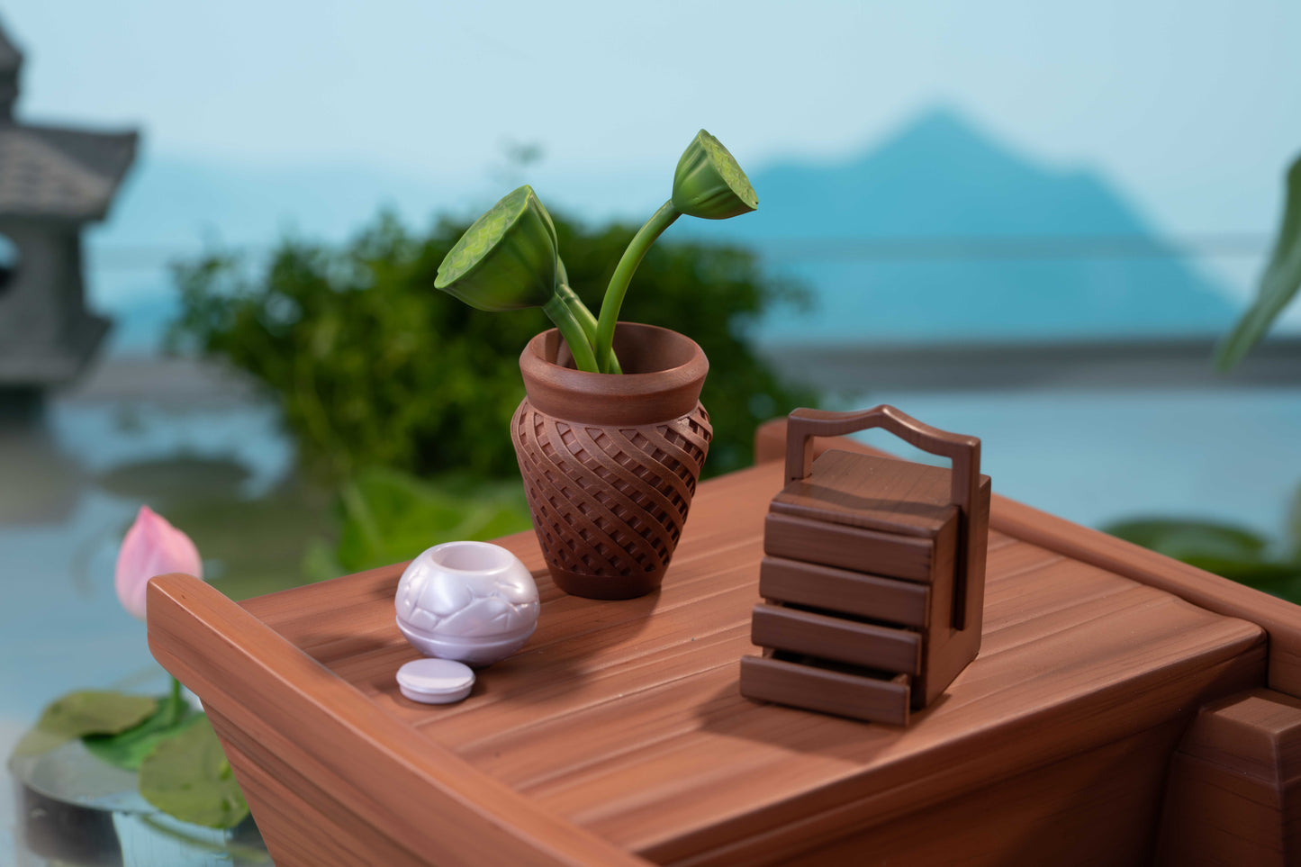 OMAHA "SNOWBREAK: CONTAINMENT ZONE" ACACIA ALLURE OF LOTUS 1/6 SCALE FIGURE DELUXE EDTION