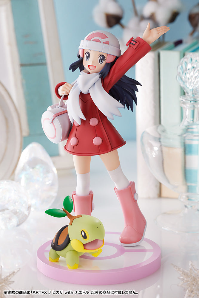 Kotobukiya ARTFX J Pokemon Series Dawn with Turtwig 1/8 Figure JAPAN O —  ToysOneJapan