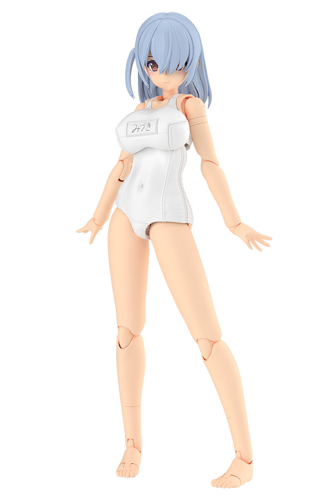 Frame Arms Girl Mizuki School Swimsuits White Ver. Plastic Model