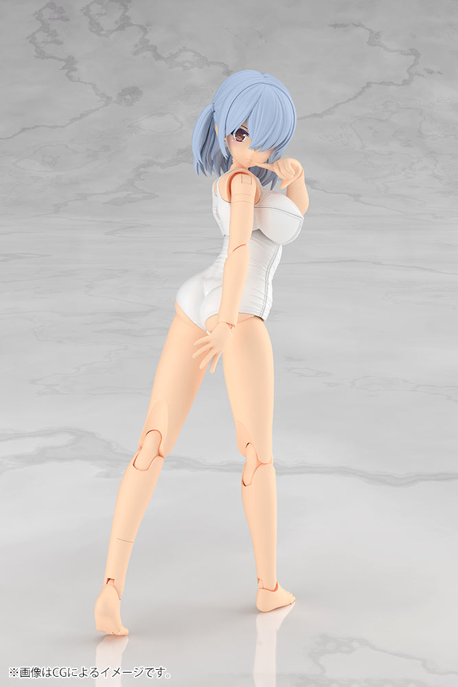 Frame Arms Girl Mizuki School Swimsuits White Ver. Plastic Model