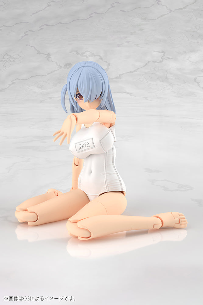 Frame Arms Girl Mizuki School Swimsuits White Ver. Plastic Model