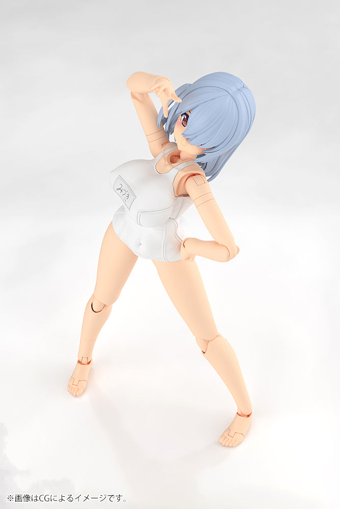 Frame Arms Girl Mizuki School Swimsuits White Ver. Plastic Model