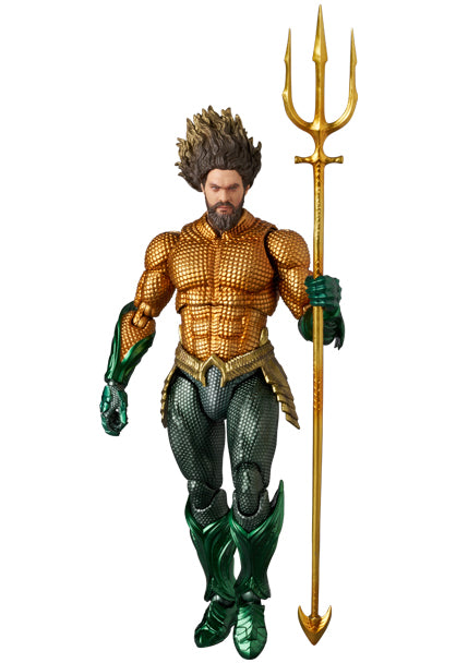 MAFEX "Aquaman and the Lost Kingdom" Aquaman (Gold & Green Suit)