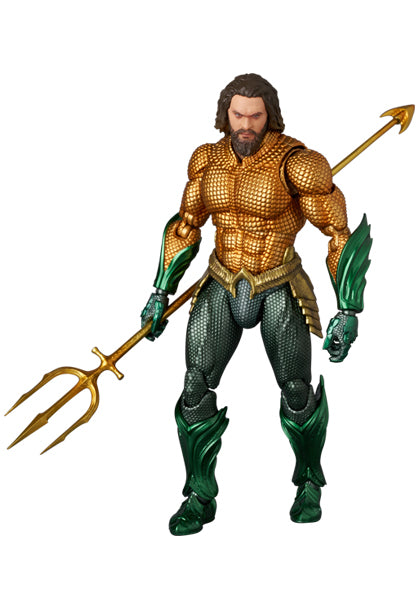 MAFEX "Aquaman and the Lost Kingdom" Aquaman (Gold & Green Suit)