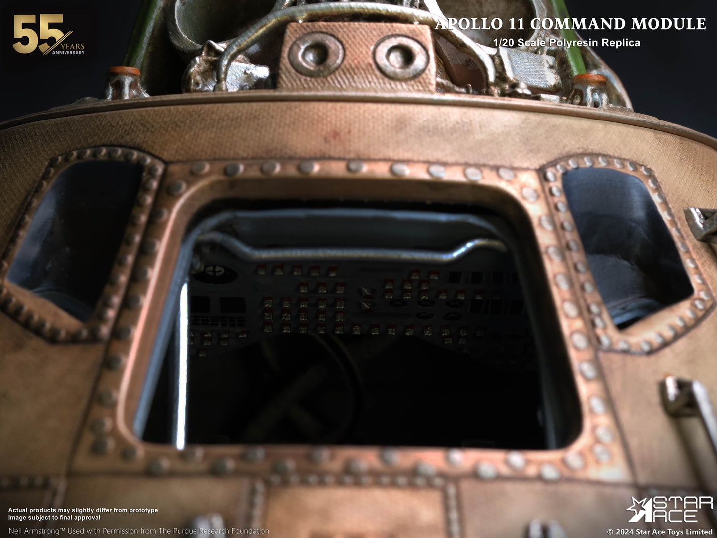 Star Ace Toys Apollo 11 Command Module 1/20 Scale Polyresin Replica Deluxe Ver.