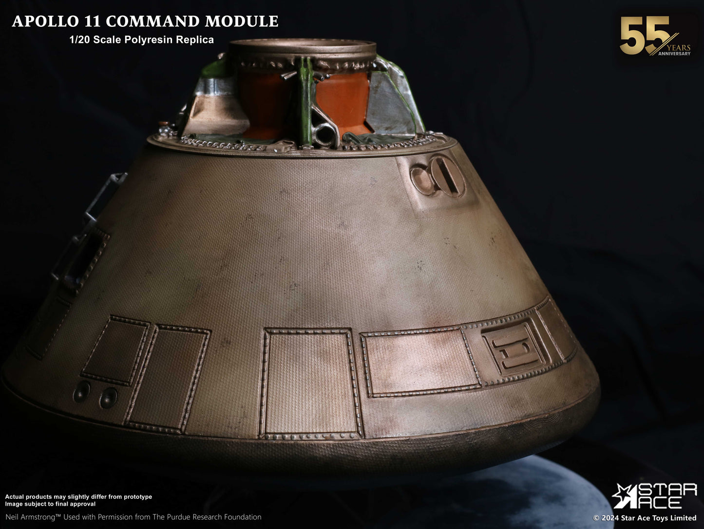 Star Ace Toys Apollo 11 Command Module 1/20 Scale Polyresin Replica Deluxe Ver.