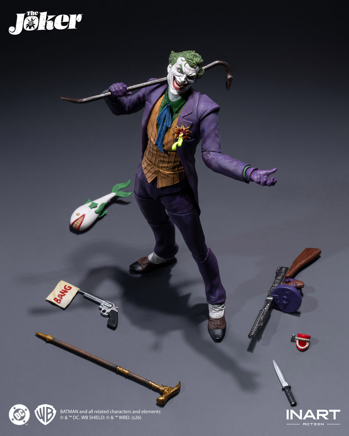 INART Action "Batman" The Joker (Comic Edition) Action Figure