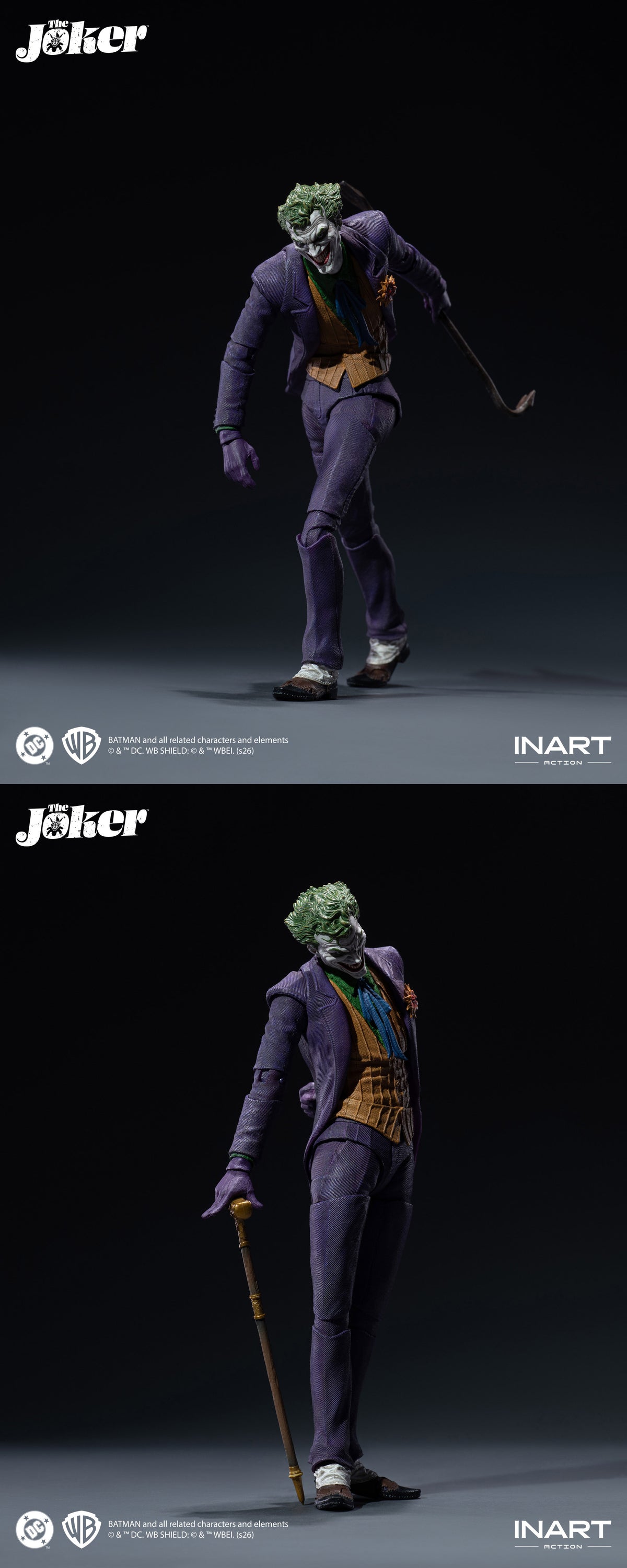 INART Action "Batman" The Joker (Comic Edition) Action Figure
