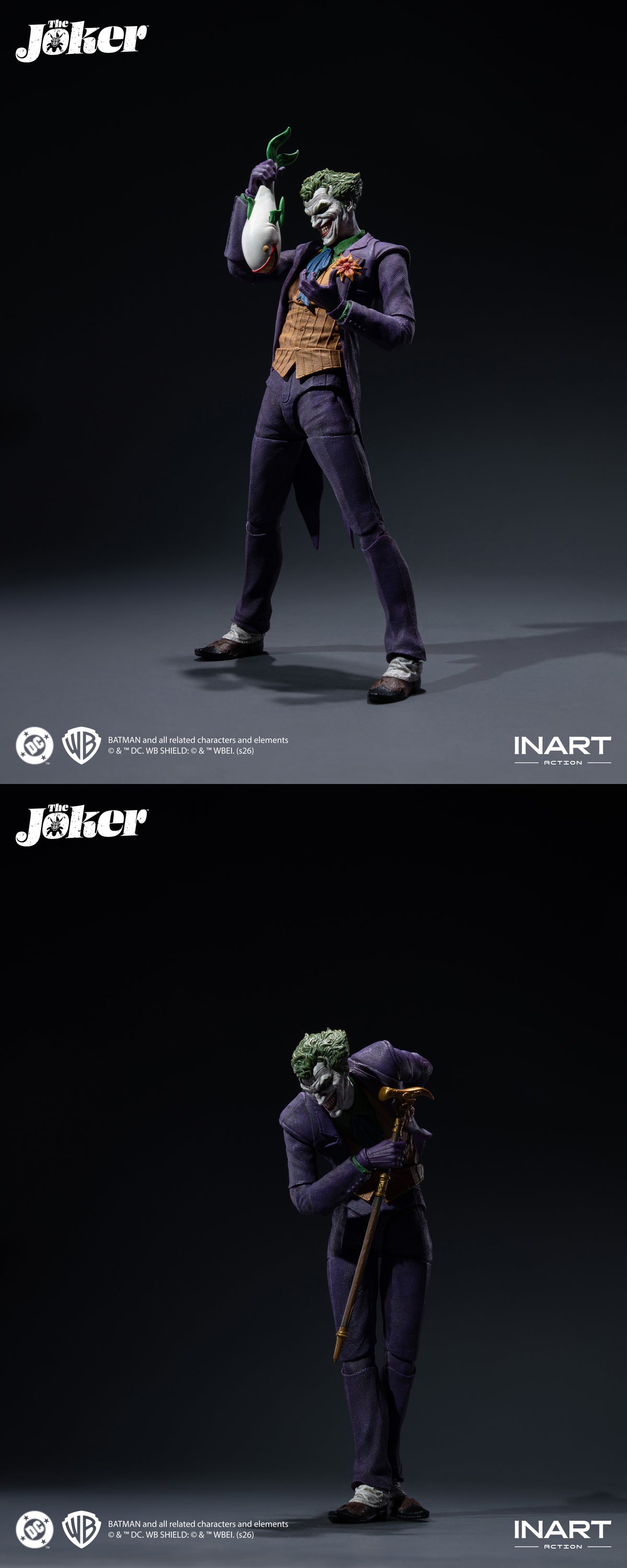 INART Action "Batman" The Joker (Comic Edition) Action Figure