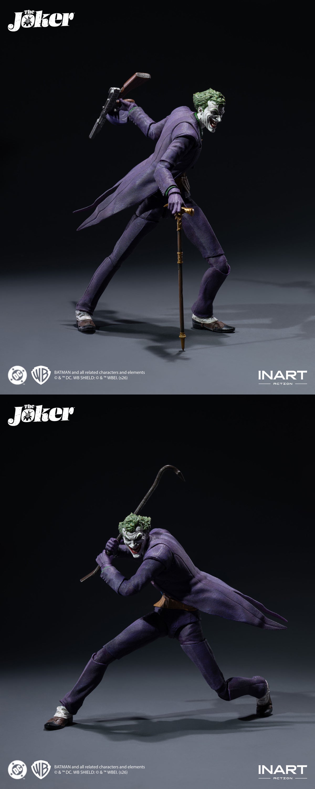 INART Action "Batman" The Joker (Comic Edition) Action Figure
