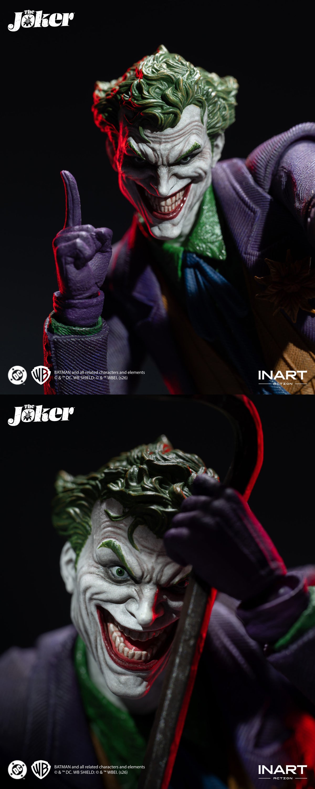 INART Action "Batman" The Joker (Comic Edition) Action Figure