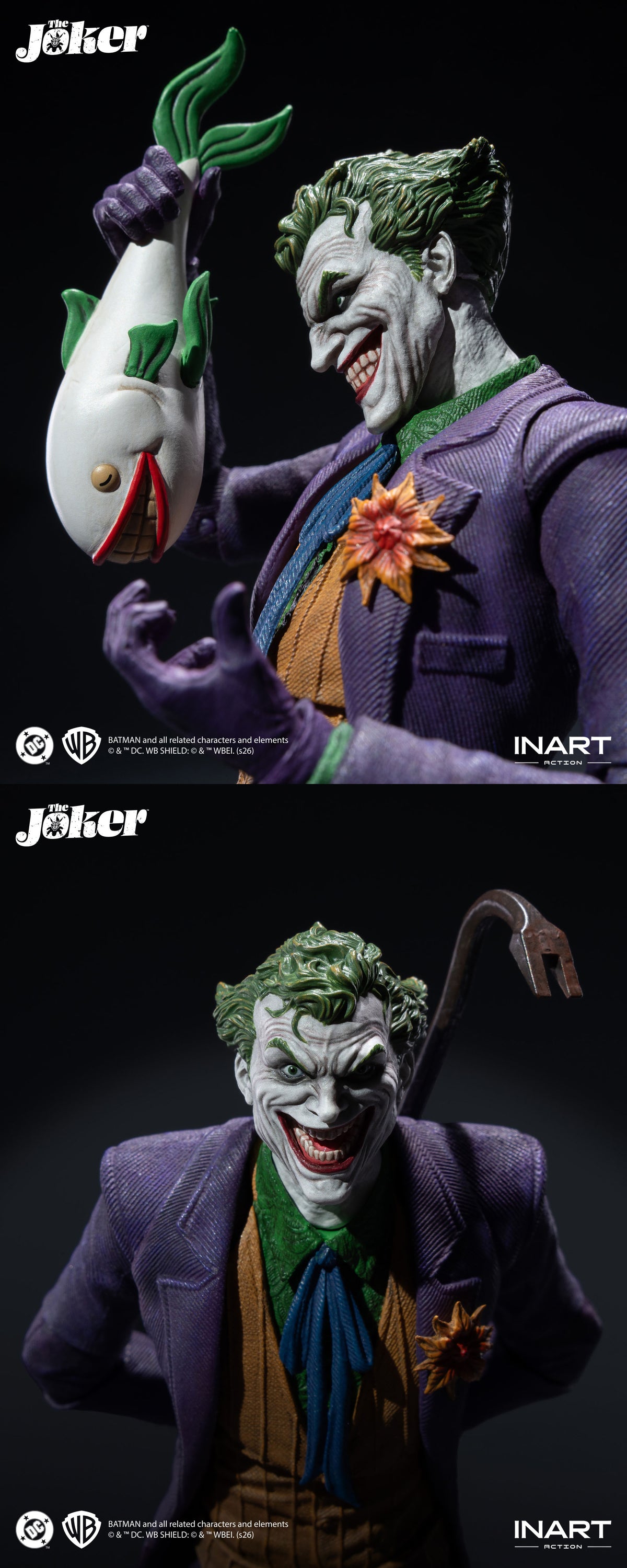 INART Action "Batman" The Joker (Comic Edition) Action Figure