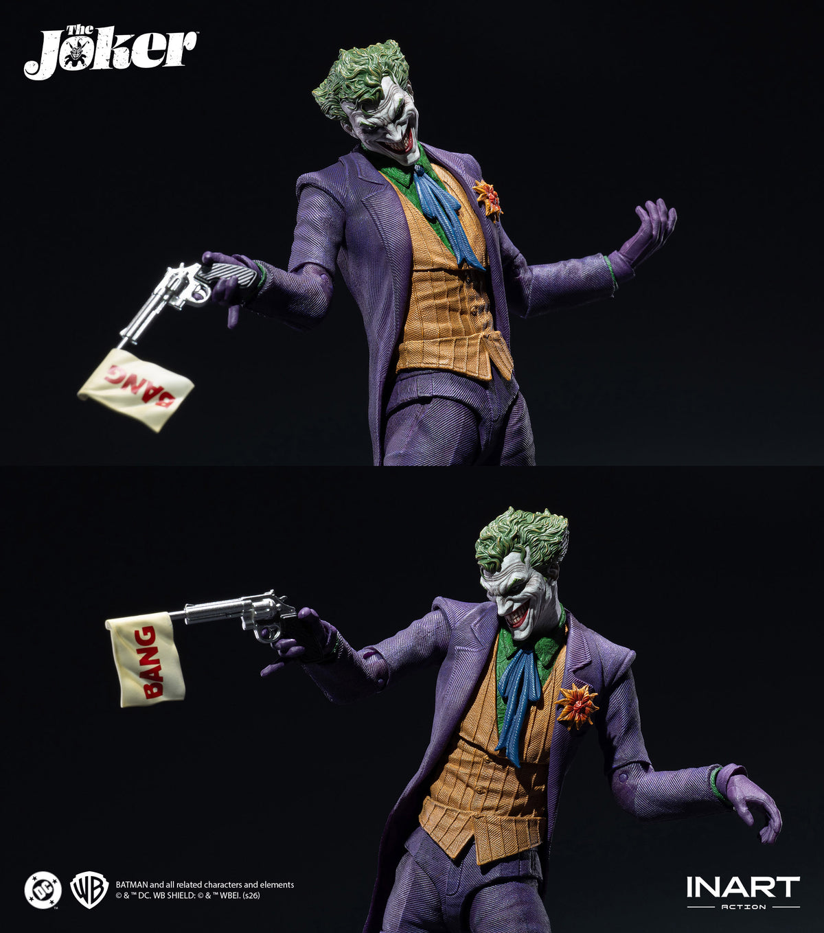 INART Action "Batman" The Joker (Comic Edition) Action Figure